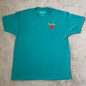 Destin Florida Beach Vibes Sunshine Raised Short Sleeve T-Shirt Size XL